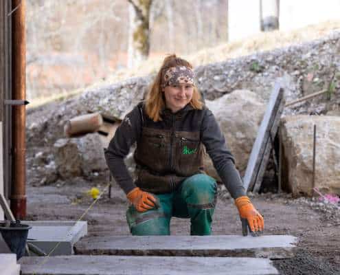 Ausbildung Garten- und Landschaftsbau oder Bachelor of Engineering Landschaftsbau und Management - Pflasterarbeiten