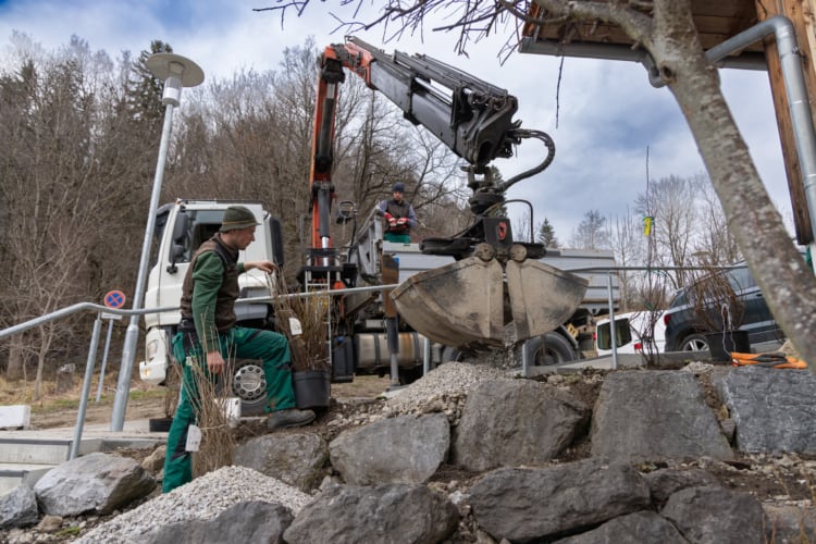 Teamassistenz der Bauleitung bei Garten Reichl in Bad Wiessee