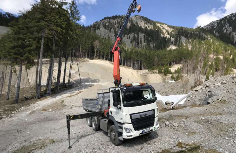Transport und Baustellenlogistik Garten Reichl in Bad Wiessee